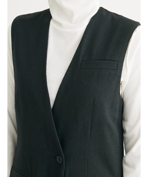 Petit fleur(プチフルール)の「・Petit Fleur ウールライクオールインワン(ワンピース・レディース・グレー/ブラック/チャコールグレー・FREE)」の10枚目の写真