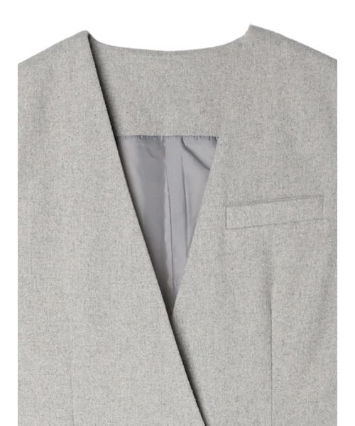 Petit fleur(プチフルール)の「・Petit Fleur ウールライクオールインワン(ワンピース・レディース・グレー/ブラック/チャコールグレー・FREE)」の15枚目の写真