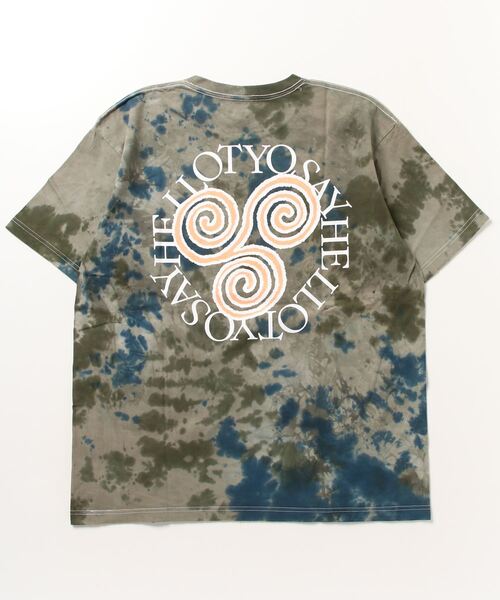 SAYHELLO（セイハロー）の「SAYHELLO D.Y.E S/S Tee 2302-T04（Tシャツ/カットソー・メンズ・ネイビー/オレンジ/パープル・LARGE/MEDIUM/X-LARGE）」の21枚目の写真