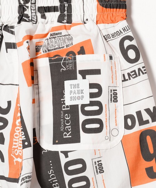 THE PARK SHOP（ザパークショップ）の「THE PARK SHOP / PARK マラソン ショートパンツ 24（105～145cm）（その他パンツ・キッズ・ホワイト/イエロー系その他5・135/125/115/105）」の9枚目の写真