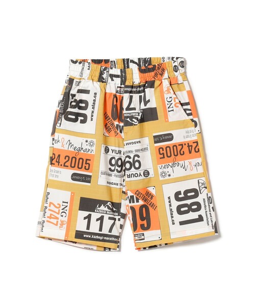 THE PARK SHOP（ザパークショップ）の「THE PARK SHOP / PARK マラソン ショートパンツ 24（105～145cm）（その他パンツ・キッズ・ホワイト/イエロー系その他5・135/125/115/105）」の12枚目の写真