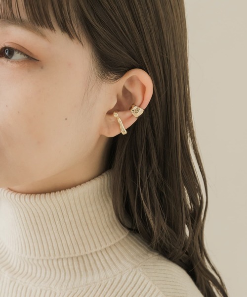 SMELLY（スメリー）の「2セットイヤカフ（イヤーカフ・レディース・ゴールド・-）」の3枚目の写真