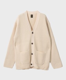 BATONER（バトナー）の「【BATONER/バトナー】SOLID WOOL RIB CARDIGAN
