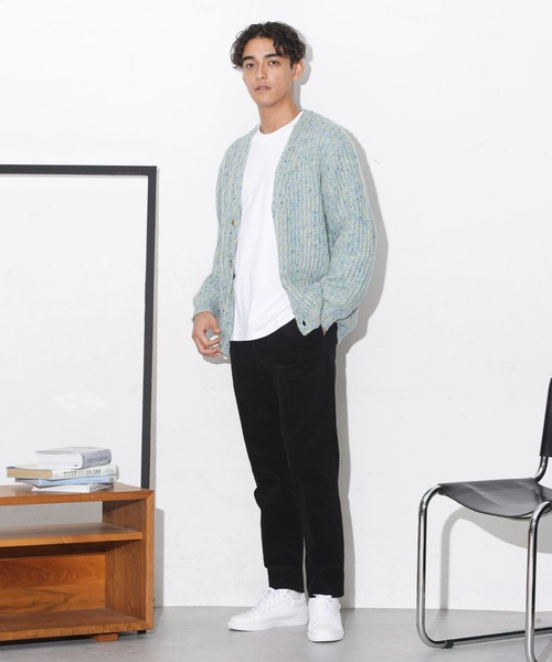 NANO universe（ナノユニバース）の「ファンシーネップカーディガン（カーディガン/ボレロ・メンズ・ボルドー/ネイビー/グレー・M/L/S/XL）」の8枚目の写真