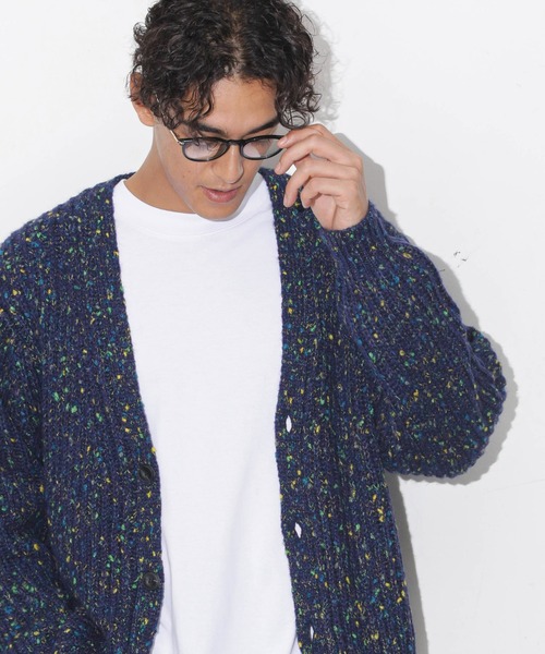 NANO universe（ナノユニバース）の「ファンシーネップカーディガン（カーディガン/ボレロ・メンズ・ボルドー/ネイビー/グレー・M/L/S/XL）」の17枚目の写真