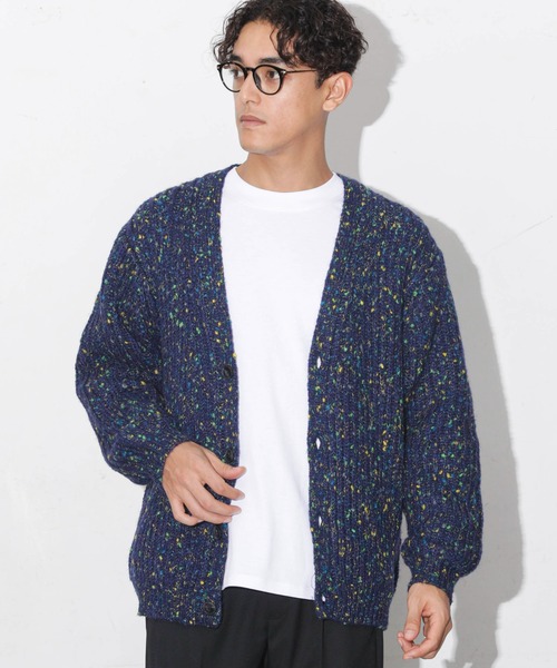 NANO universe（ナノユニバース）の「ファンシーネップカーディガン（カーディガン/ボレロ・メンズ・ボルドー/ネイビー/グレー・M/L/S/XL）」の18枚目の写真
