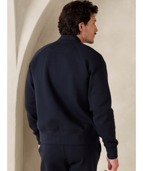 Banana Republic（バナナリパブリック）の「ヘリンボーン スキューバ ベースボール ジャケット（ブルゾン・メンズ・ネイビー・M/L/S）」の5枚目の写真