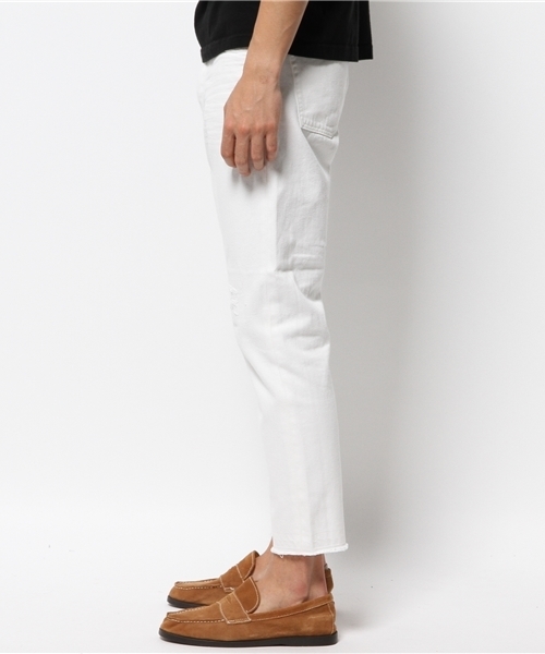 JOURNAL STANDARD(ジャーナルスタンダード)の「ホワイトデニムセルビッチアンクル5PK /デニム # (デニムパンツ・メンズ・ホワイト・MEDIUM/SMALL/LARGE)」の7枚目の写真