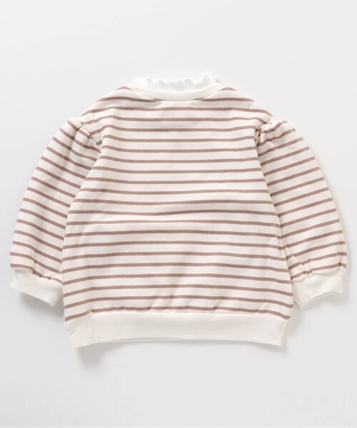 apres les cours(アプレレクール)の「【あったか】裏シャギーポシェット&ファーポケットトレーナー(スウェット・キッズ・サーモンピンク/チャコール/サックスブルー/その他2・80/90/110/120/100/130/140)」の22枚目の写真