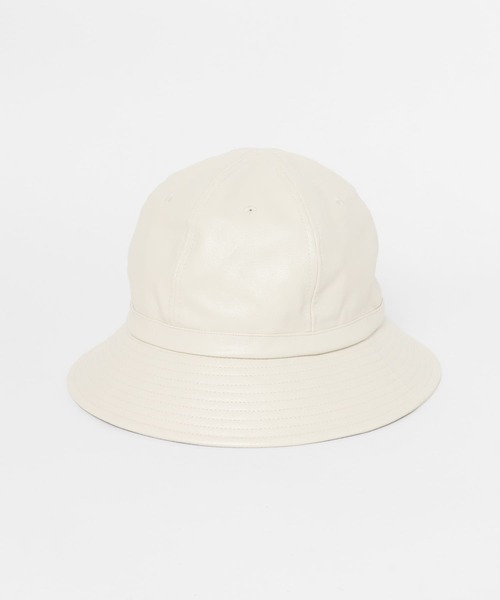 KBF（ケイビーエフ）の「レザーバケットHAT（ハット・レディース・ブラック/オフホワイト・ONE）」の12枚目の写真