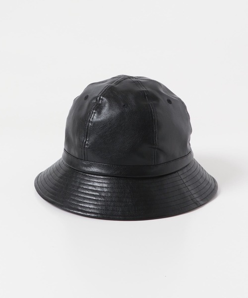 KBF（ケイビーエフ）の「レザーバケットHAT（ハット・レディース・ブラック/オフホワイト・ONE）」の13枚目の写真