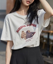 テディベアグラフィックTシャツ