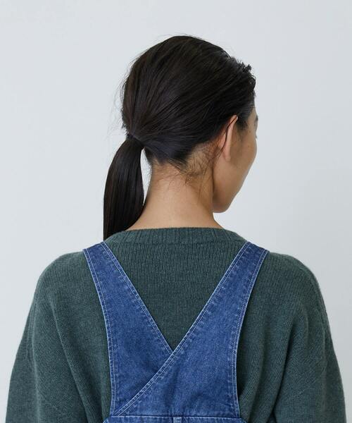 LOISIR（ロワズィール）の「デニムジャンパースカート（つなぎ/オールインワン・レディース・インディゴブルー・FREE）」の10枚目の写真