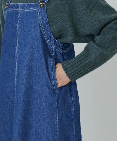 LOISIR（ロワズィール）の「デニムジャンパースカート（つなぎ/オールインワン・レディース・インディゴブルー・FREE）」の11枚目の写真