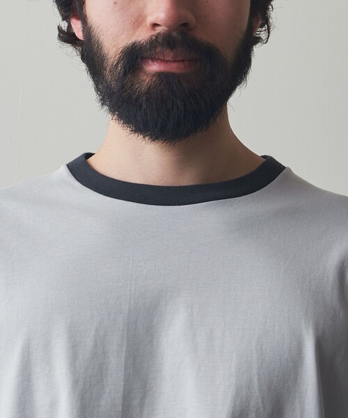 Steven Alan リンガー Tシャツ ダークブラウン Steven Alan＞リンガー Tシャツ（Tシャツ/カットソー）｜Steven