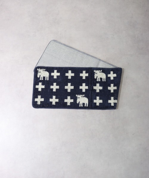 moz(モズ)の「moz キッチンマット クロス 45x180(ラグ/マット・レディース・グレー/ネイビー・FREE)」の4枚目の写真