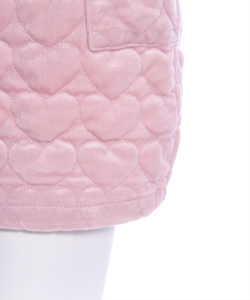 clear（クリア）の「ハートキルティングミニスカート[セットアップ可能]（スカート・レディース・アイボリー/ピンク/グレイッシュベージュ/ブラック・S/M）」の11枚目の写真