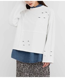 ANAP | アウトシームダメージ裏毛スウェットトレーナー(スウェット)