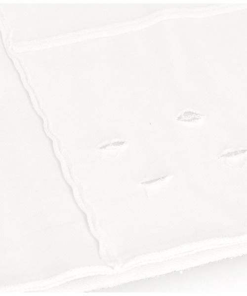 ANAP（アナップ）の「アウトシームダメージ裏毛スウェットトレーナー（スウェット・レディース・ブラック/オフホワイト・FREE）」の21枚目の写真