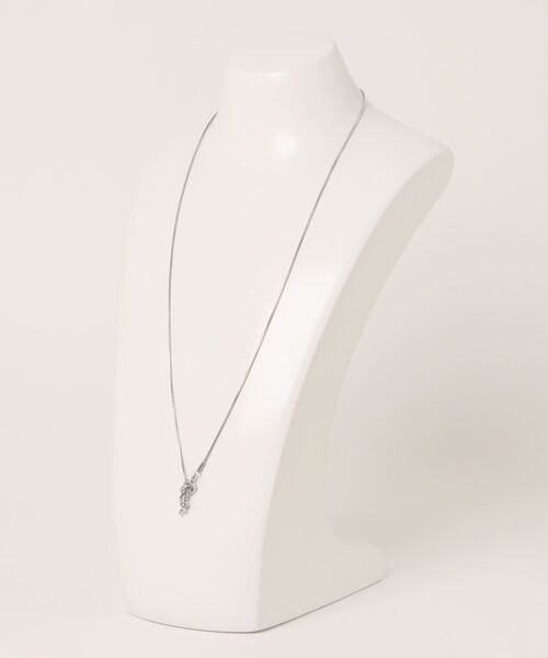 voov（ブーブ）の「【金属アレルギー対応】ノット ロング チェーン サージカル Yネックレス（ネックレス・レディース・シルバー/ゴールド・フリー）」の5枚目の写真