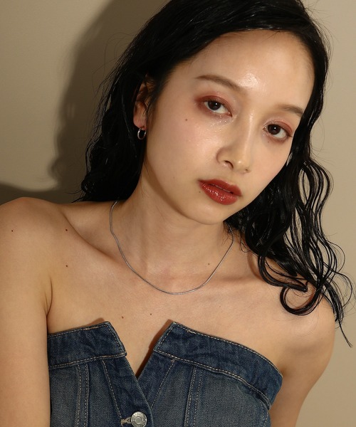 voov（ブーブ）の「【金属アレルギー対応】ノット ロング チェーン サージカル Yネックレス（ネックレス・レディース・シルバー/ゴールド・フリー）」の8枚目の写真