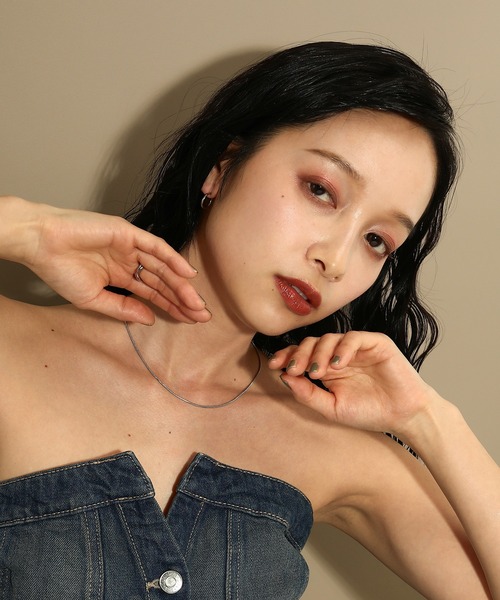 voov（ブーブ）の「【金属アレルギー対応】ノット ロング チェーン サージカル Yネックレス（ネックレス・レディース・シルバー/ゴールド・フリー）」の7枚目の写真