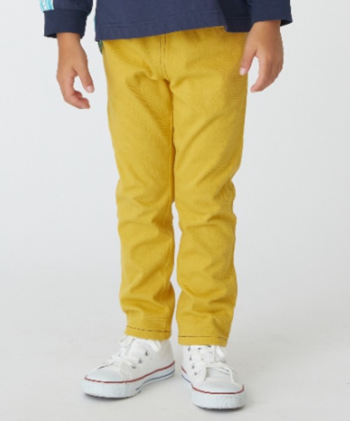 HAKKA KIDS（ハッカキッズ）の「恐竜アップリケストレッチカットツイルパンツ（その他パンツ・キッズ・イエロー/ネイビー/グリーン/グレー・110cm/130cm/100cm/120cm）」の5枚目の写真