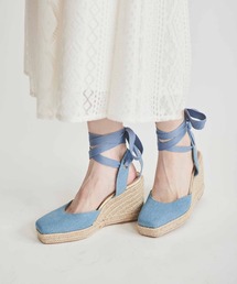 ジュートウェッジサンダル