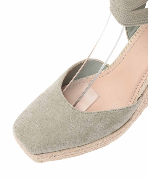 31 Sons de mode(トランテアン ソン ドゥ モード)の「ジュートウェッジサンダル(サンダル・レディース・ライトグリーン/ブラック/サックスブルー・L/M/S)」の14枚目の写真