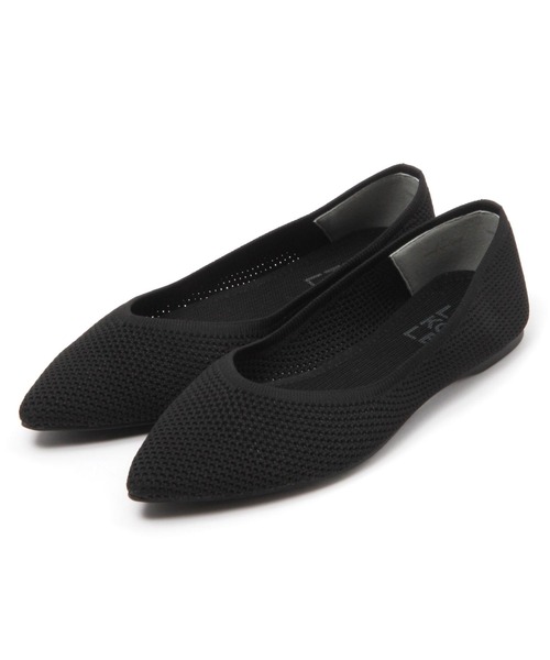 LAKOLE(ラコレ)の「ニットフラットシューズ / 996420(パンプス・レディース・ブラック/レッド/アイボリー・MEDIUM/LARGE/SMALL)」の6枚目の写真