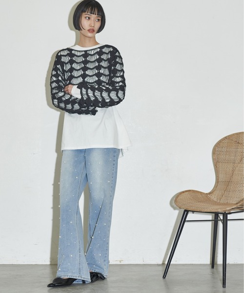 THE YOn(ザヨン)の「ビッグリボンバックストラップメタリックパンプス(パンプス・レディース・ブラック/シルバー/ブラウン・37/38/39)」の5枚目の写真