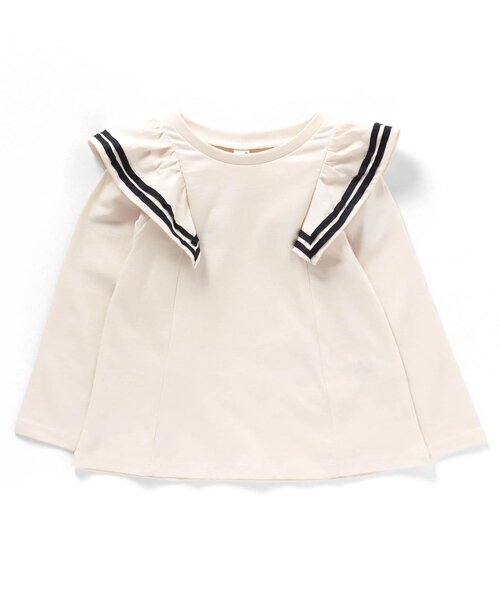 apres les cours（アプレレクール）の「【WEB限定】セーラーフリルTシャツ（Tシャツ/カットソー・キッズ・アイボリー/ブルー/ラベンダー/レッド・90/100/110/120/80/130/140）」の11枚目の写真