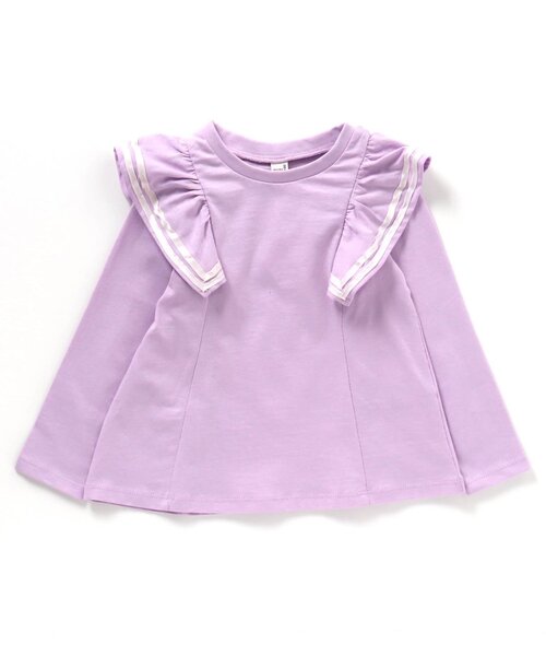 apres les cours（アプレレクール）の「【WEB限定】セーラーフリルTシャツ（Tシャツ/カットソー・キッズ・アイボリー/ブルー/ラベンダー/レッド・90/100/110/120/80/130/140）」の12枚目の写真