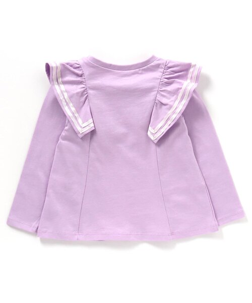apres les cours（アプレレクール）の「【WEB限定】セーラーフリルTシャツ（Tシャツ/カットソー・キッズ・アイボリー/ブルー/ラベンダー/レッド・90/100/110/120/80/130/140）」の15枚目の写真