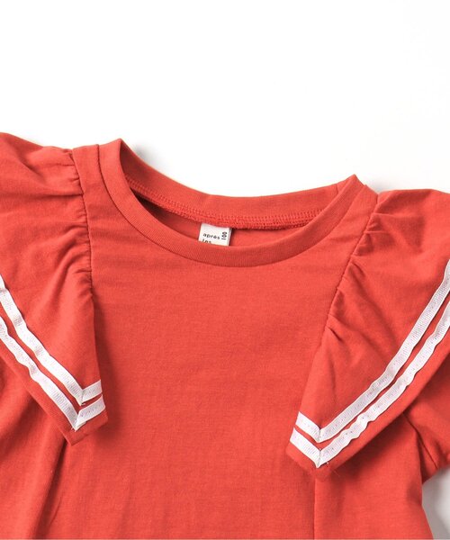apres les cours（アプレレクール）の「【WEB限定】セーラーフリルTシャツ（Tシャツ/カットソー・キッズ・アイボリー/ブルー/ラベンダー/レッド・90/100/110/120/80/130/140）」の17枚目の写真
