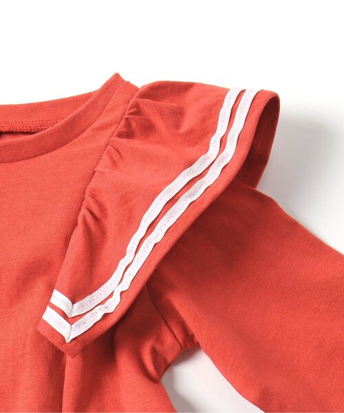 apres les cours（アプレレクール）の「【WEB限定】セーラーフリルTシャツ（Tシャツ/カットソー・キッズ・アイボリー/ブルー/ラベンダー/レッド・90/100/110/120/80/130/140）」の18枚目の写真