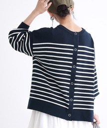 n'OrLABEL | 『前後2wayボーダーカーディガン』(カーディガン/ボレロ)