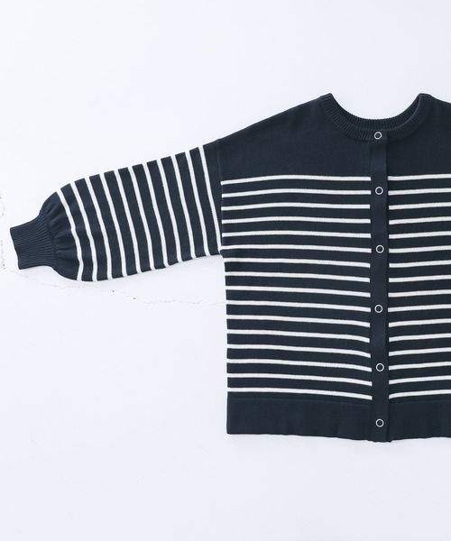 n'OrLABEL(ノアールレーベル)の「【廃盤】『前後2wayボーダーカーディガン』(カーディガン/ボレロ・レディース・ネイビー/ライトベージュ・FREE)」の14枚目の写真