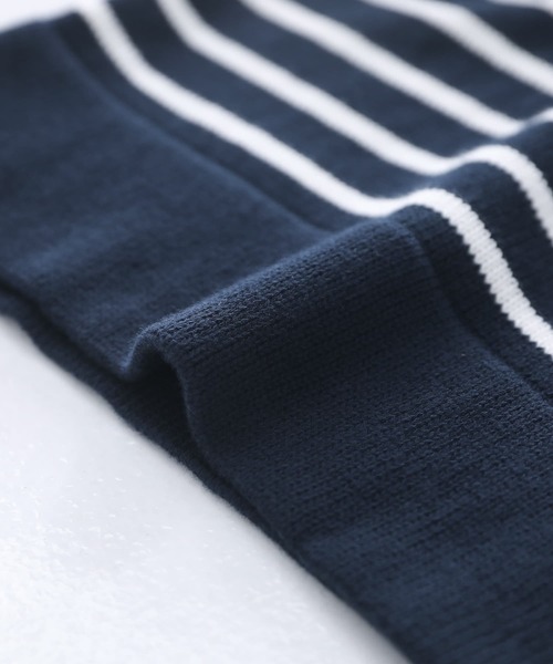 n'OrLABEL(ノアールレーベル)の「【廃盤】『前後2wayボーダーカーディガン』(カーディガン/ボレロ・レディース・ネイビー/ライトベージュ・FREE)」の12枚目の写真