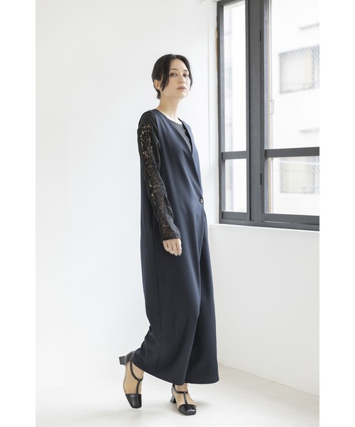OSMOSIS(オズモーシス)の「ラップオールインワン(ワンピース・レディース・ネイビー/ブラック/ベージュ・ONE SIZE)」の22枚目の写真