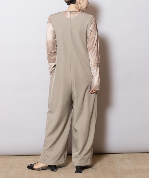 OSMOSIS(オズモーシス)の「ラップオールインワン(ワンピース・レディース・ネイビー/ブラック/ベージュ・ONE SIZE)」の10枚目の写真