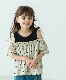 pairmanon | オフショル風 ワッフルドッキングブラウス(シャツ/ブラウス)