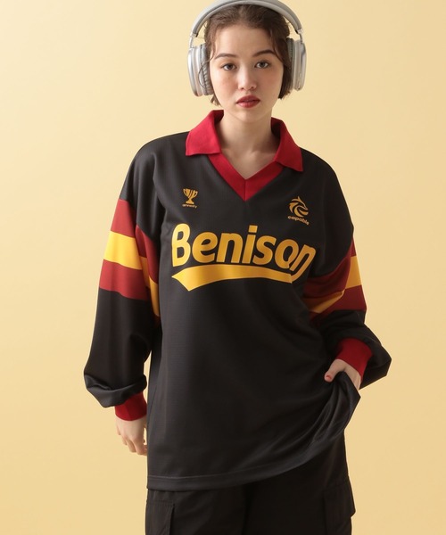 PBLIM（ページボーイリム）の「PBLIM/フットボールチームシャツ（シャツ/ブラウス・レディース・オフホワイト/ブラック・FREE）」の20枚目の写真