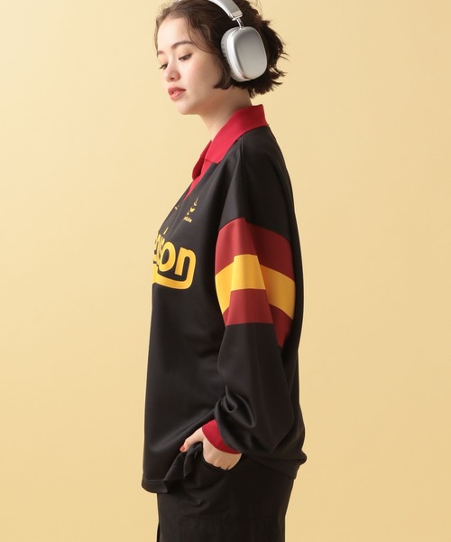 PBLIM（ページボーイリム）の「PBLIM/フットボールチームシャツ（シャツ/ブラウス・レディース・オフホワイト/ブラック・FREE）」の21枚目の写真