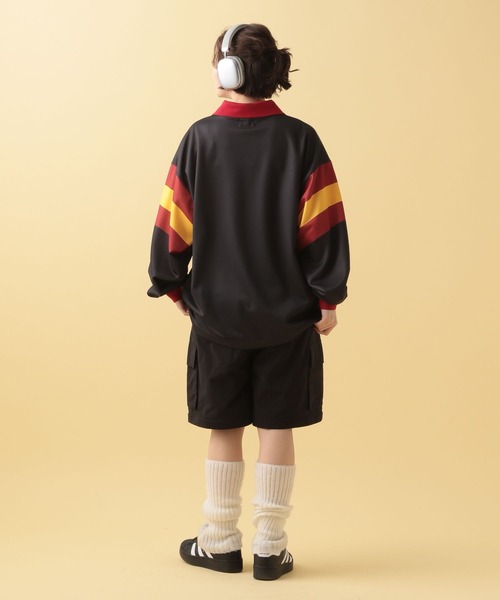 PBLIM（ページボーイリム）の「PBLIM/フットボールチームシャツ（シャツ/ブラウス・レディース・オフホワイト/ブラック・FREE）」の13枚目の写真