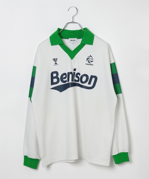 PBLIM（ページボーイリム）の「PBLIM/フットボールチームシャツ（シャツ/ブラウス・レディース・オフホワイト/ブラック・FREE）」の14枚目の写真