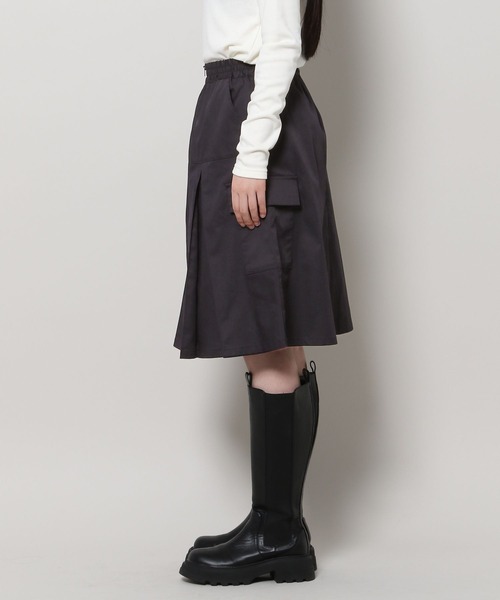 3.3 Field Trip （3.3フィールドトリップ）の「3.3 Field Trip／ポケットナイロンスカート 2103557（スカート・レディース・グレー/ネイビー・FREE）」の14枚目の写真
