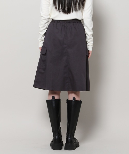 3.3 Field Trip （3.3フィールドトリップ）の「3.3 Field Trip／ポケットナイロンスカート 2103557（スカート・レディース・グレー/ネイビー・FREE）」の15枚目の写真