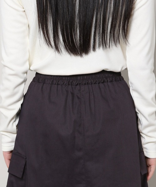 3.3 Field Trip （3.3フィールドトリップ）の「3.3 Field Trip／ポケットナイロンスカート 2103557（スカート・レディース・グレー/ネイビー・FREE）」の21枚目の写真