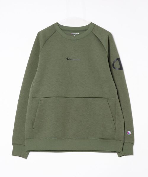 Champion(チャンピオン)の「champion TECH WEAVE(R) 3LS クルーネックスウェットトレーナー(スウェット・メンズ・ネイビー/グレー/ブラック/カーキ・L/M/XL)」の4枚目の写真